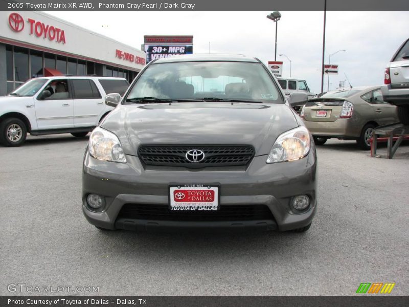 Phantom Gray Pearl / Dark Gray 2005 Toyota Matrix XR AWD