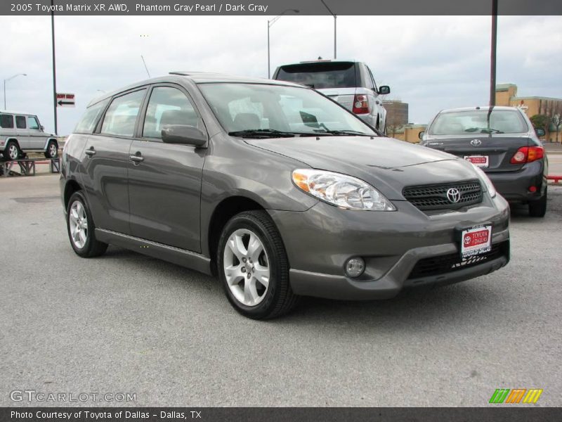 Phantom Gray Pearl / Dark Gray 2005 Toyota Matrix XR AWD