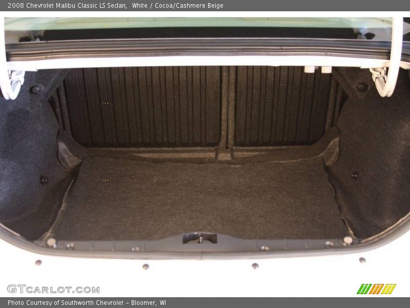 White / Cocoa/Cashmere Beige 2008 Chevrolet Malibu Classic LS Sedan