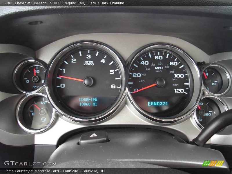 Black / Dark Titanium 2008 Chevrolet Silverado 1500 LT Regular Cab