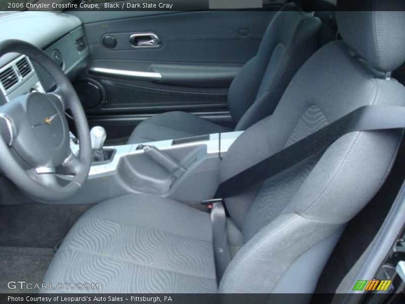  2006 Crossfire Coupe Dark Slate Gray Interior