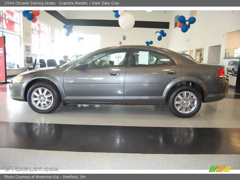 Graphite Metallic / Dark Slate Gray 2004 Chrysler Sebring Sedan