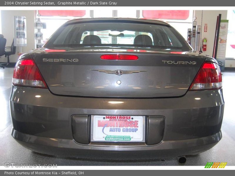 Graphite Metallic / Dark Slate Gray 2004 Chrysler Sebring Sedan