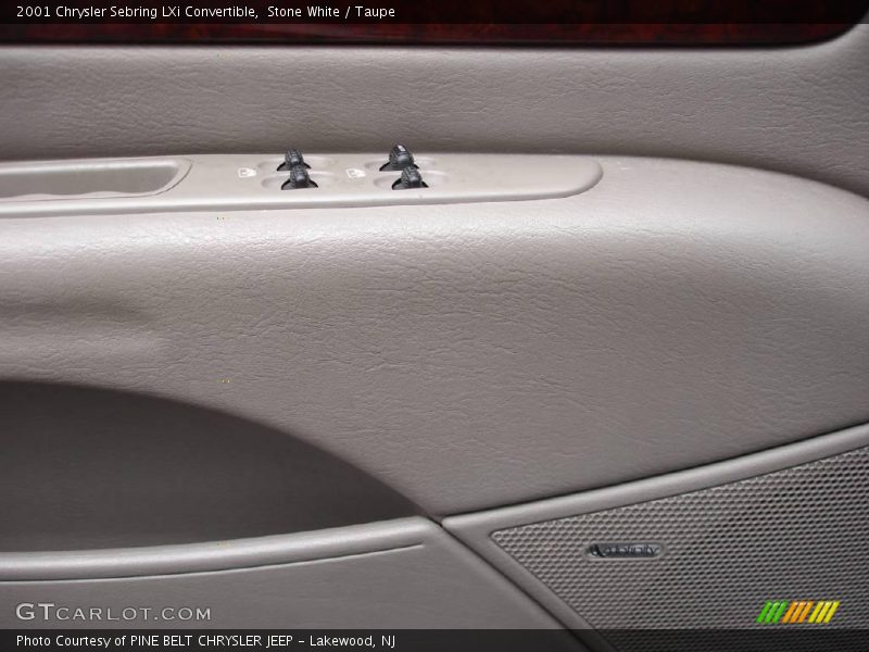 Stone White / Taupe 2001 Chrysler Sebring LXi Convertible