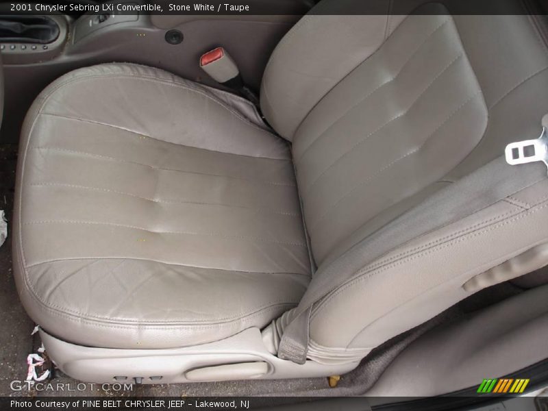 Stone White / Taupe 2001 Chrysler Sebring LXi Convertible