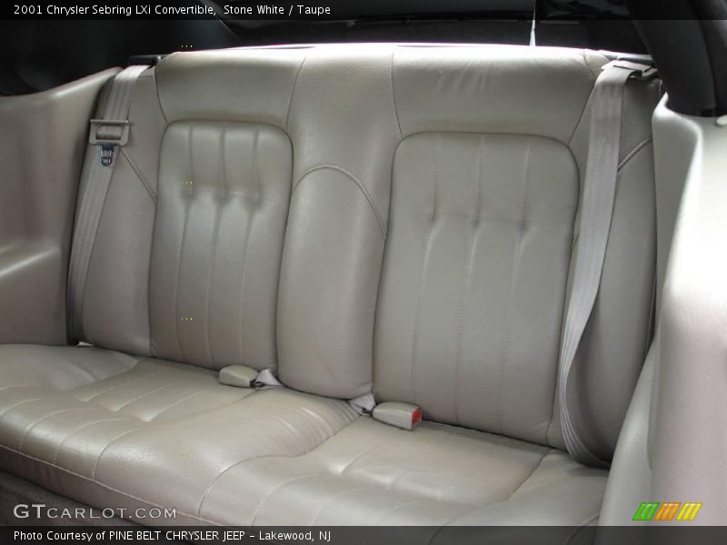 Stone White / Taupe 2001 Chrysler Sebring LXi Convertible