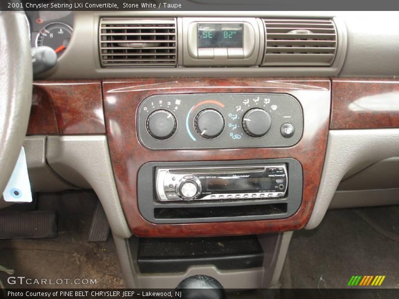 Stone White / Taupe 2001 Chrysler Sebring LXi Convertible