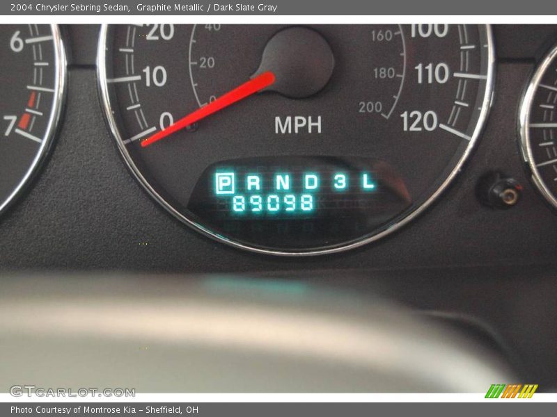 Graphite Metallic / Dark Slate Gray 2004 Chrysler Sebring Sedan