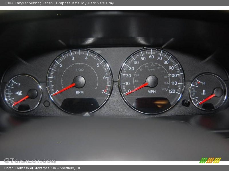 Graphite Metallic / Dark Slate Gray 2004 Chrysler Sebring Sedan