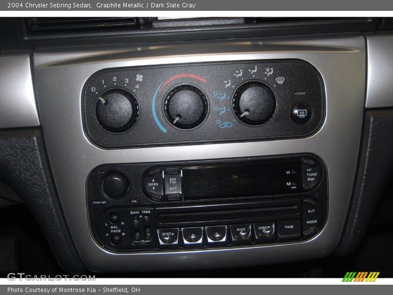 Graphite Metallic / Dark Slate Gray 2004 Chrysler Sebring Sedan