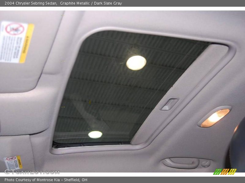 Graphite Metallic / Dark Slate Gray 2004 Chrysler Sebring Sedan
