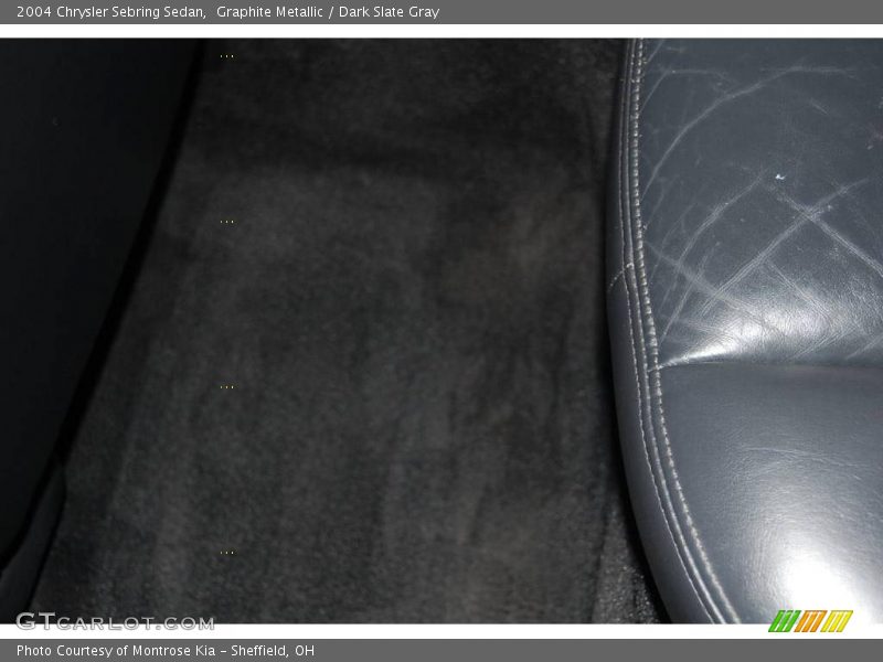 Graphite Metallic / Dark Slate Gray 2004 Chrysler Sebring Sedan