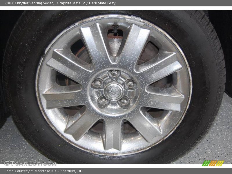 Graphite Metallic / Dark Slate Gray 2004 Chrysler Sebring Sedan