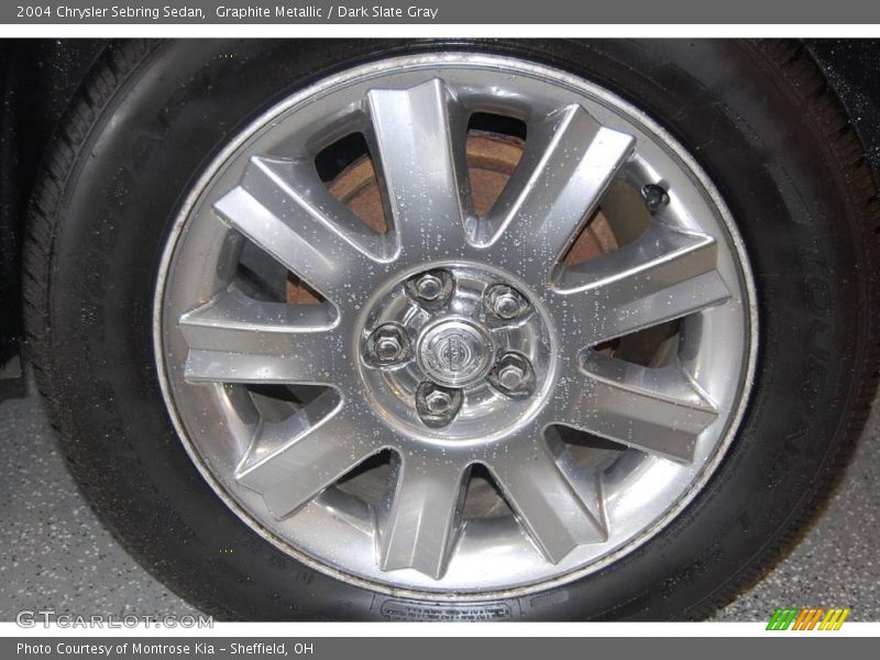 Graphite Metallic / Dark Slate Gray 2004 Chrysler Sebring Sedan