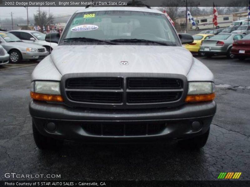Bright Silver Metallic / Dark Slate Gray 2002 Dodge Durango Sport