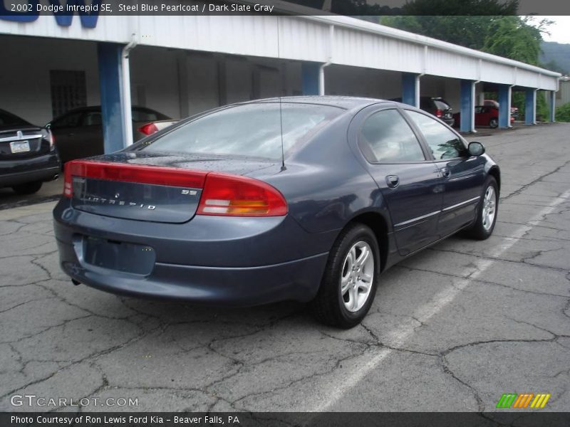 Steel Blue Pearlcoat / Dark Slate Gray 2002 Dodge Intrepid SE