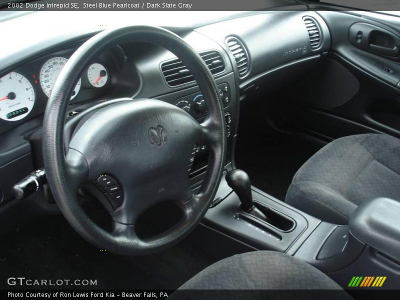 Steel Blue Pearlcoat / Dark Slate Gray 2002 Dodge Intrepid SE