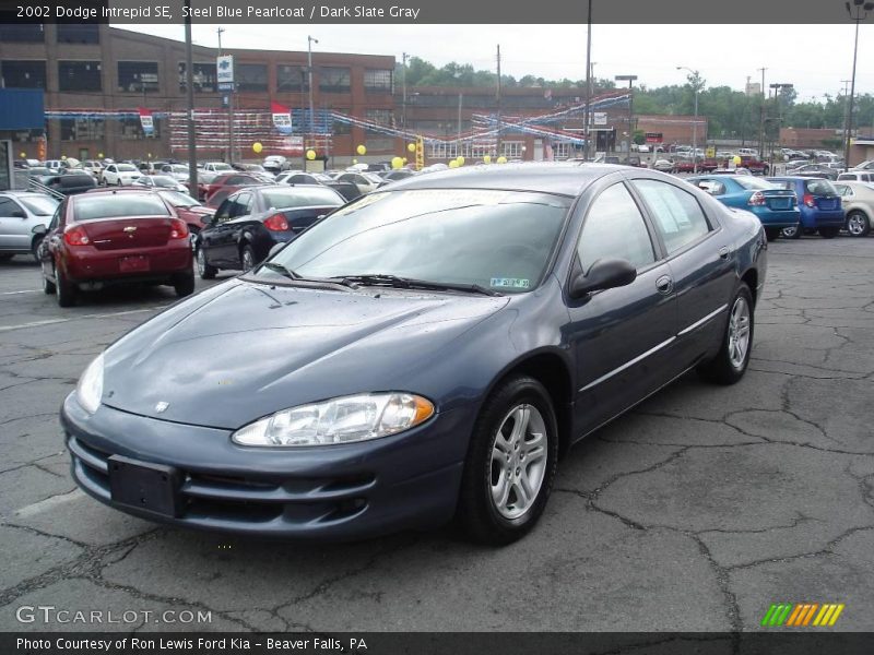 Steel Blue Pearlcoat / Dark Slate Gray 2002 Dodge Intrepid SE