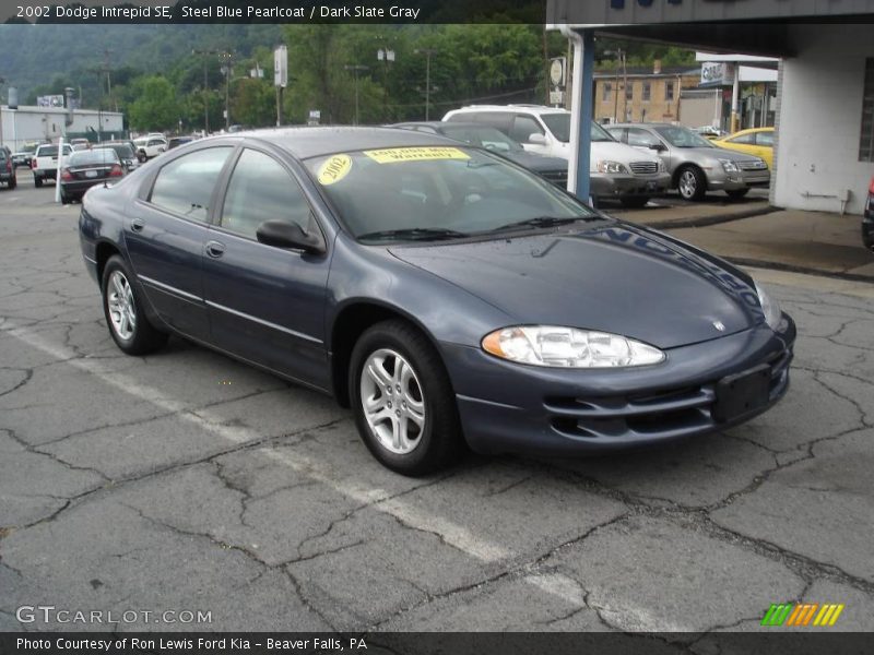 Steel Blue Pearlcoat / Dark Slate Gray 2002 Dodge Intrepid SE