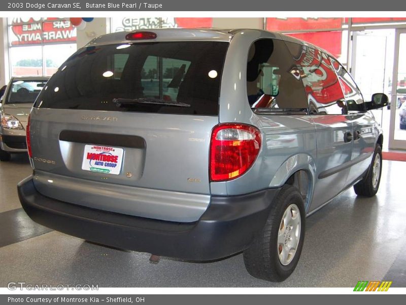 Butane Blue Pearl / Taupe 2003 Dodge Caravan SE