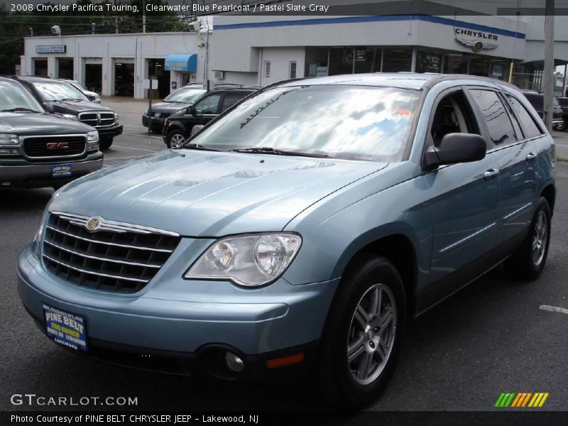 Clearwater Blue Pearlcoat / Pastel Slate Gray 2008 Chrysler Pacifica Touring