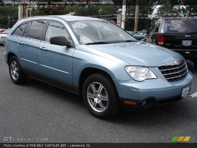 Clearwater Blue Pearlcoat / Pastel Slate Gray 2008 Chrysler Pacifica Touring