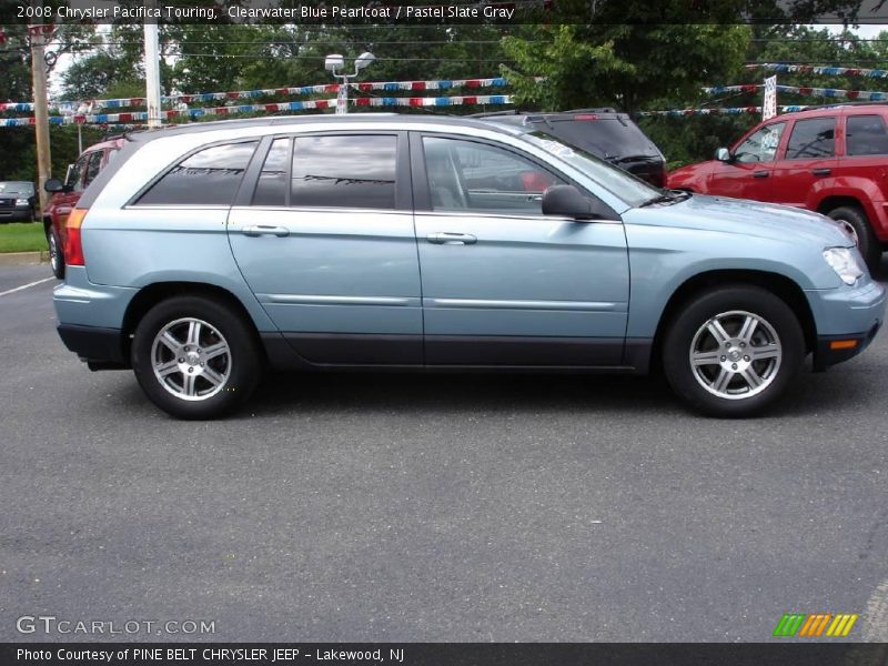 Clearwater Blue Pearlcoat / Pastel Slate Gray 2008 Chrysler Pacifica Touring