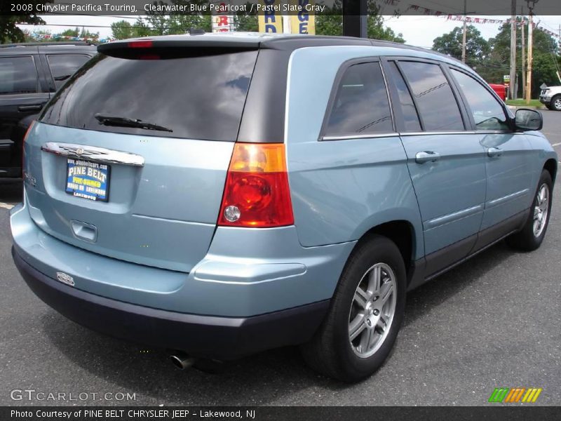 Clearwater Blue Pearlcoat / Pastel Slate Gray 2008 Chrysler Pacifica Touring