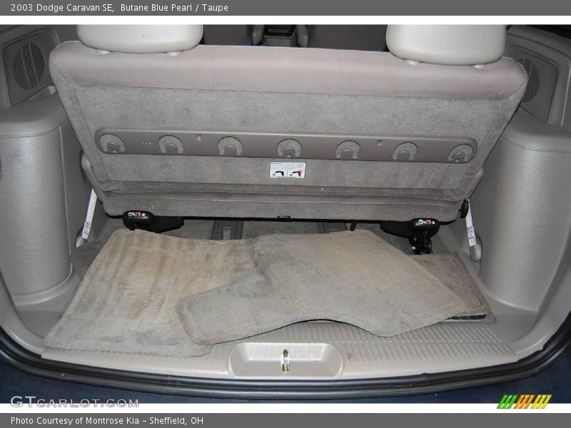 Butane Blue Pearl / Taupe 2003 Dodge Caravan SE