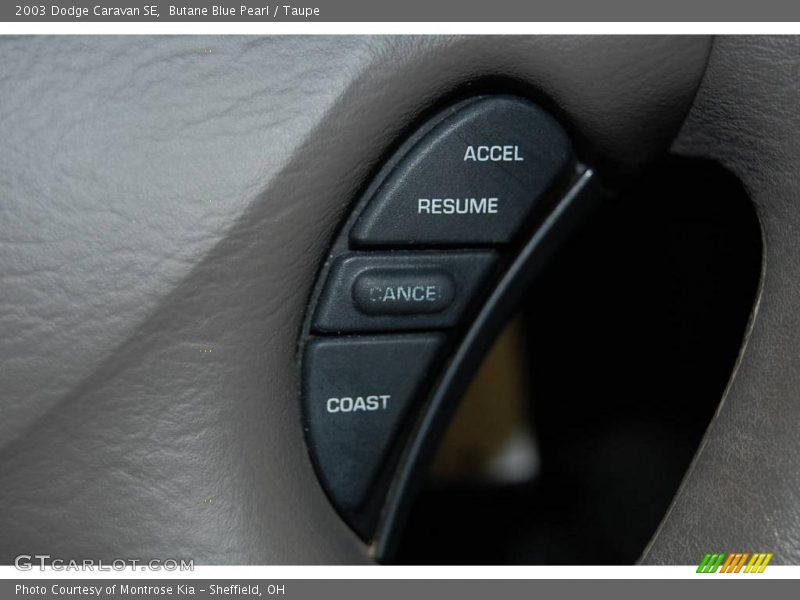 Butane Blue Pearl / Taupe 2003 Dodge Caravan SE