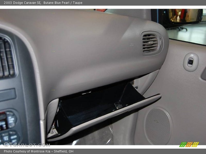 Butane Blue Pearl / Taupe 2003 Dodge Caravan SE