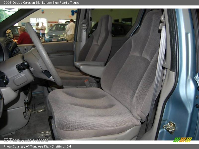 Butane Blue Pearl / Taupe 2003 Dodge Caravan SE