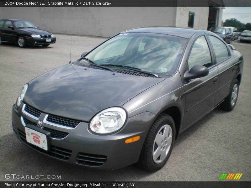 Graphite Metallic / Dark Slate Gray 2004 Dodge Neon SE