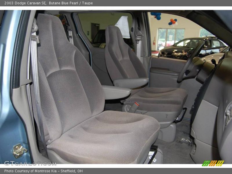 Butane Blue Pearl / Taupe 2003 Dodge Caravan SE