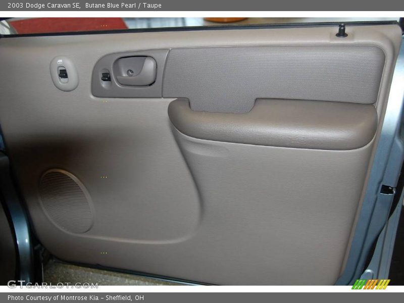 Butane Blue Pearl / Taupe 2003 Dodge Caravan SE