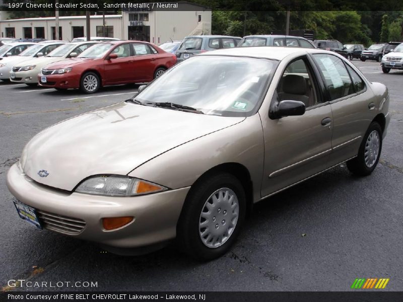 Sandrift Metallic / Neutral 1997 Chevrolet Cavalier Sedan