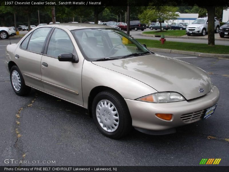 Sandrift Metallic / Neutral 1997 Chevrolet Cavalier Sedan