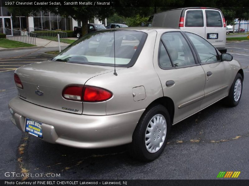 Sandrift Metallic / Neutral 1997 Chevrolet Cavalier Sedan