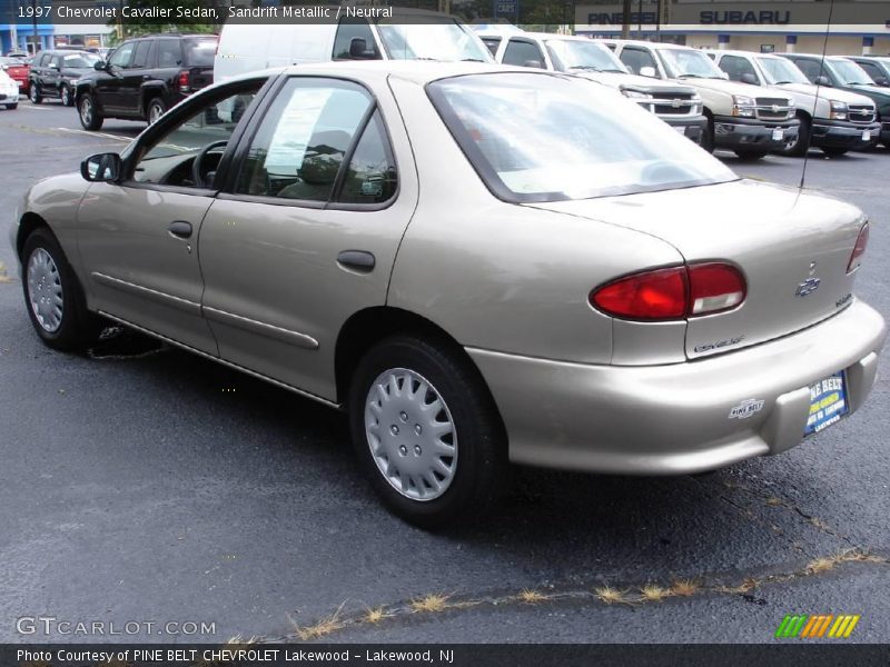 Sandrift Metallic / Neutral 1997 Chevrolet Cavalier Sedan