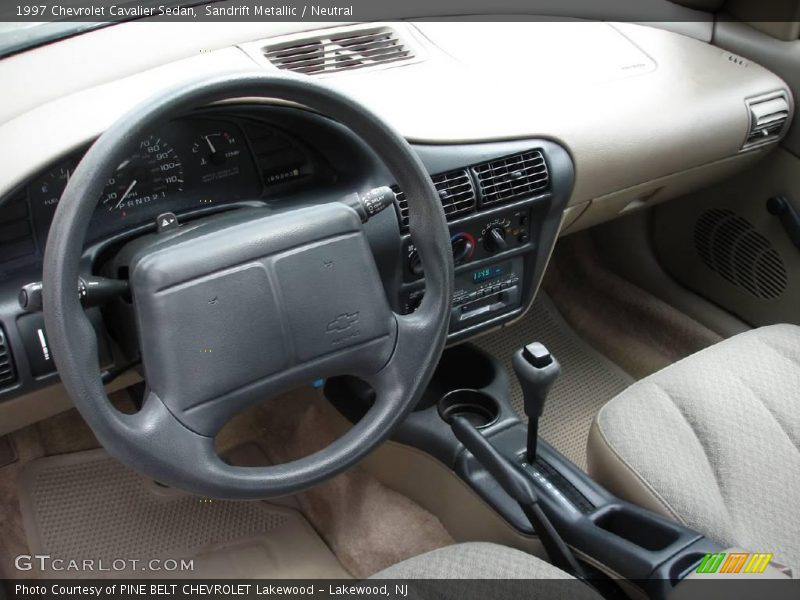 Sandrift Metallic / Neutral 1997 Chevrolet Cavalier Sedan