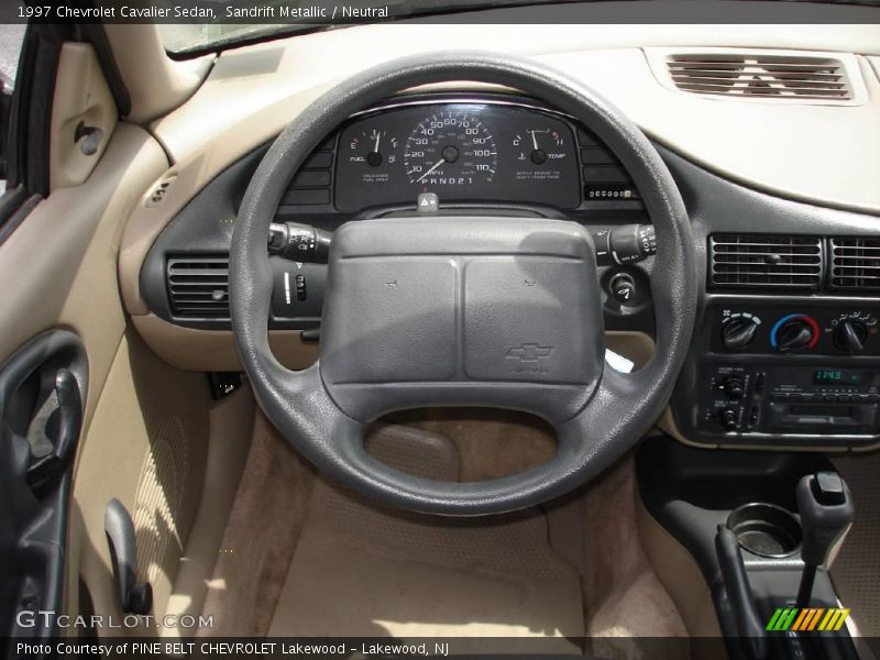 Sandrift Metallic / Neutral 1997 Chevrolet Cavalier Sedan