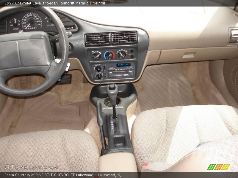 Sandrift Metallic / Neutral 1997 Chevrolet Cavalier Sedan