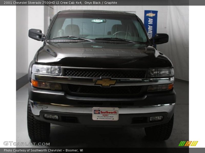 Onyx Black / Graphite 2001 Chevrolet Silverado 2500HD LS Crew Cab 4x4