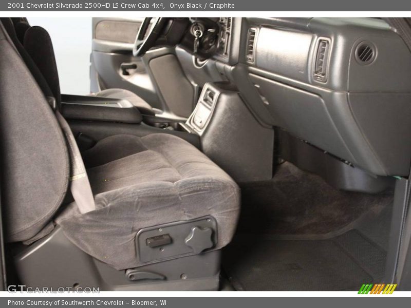 Onyx Black / Graphite 2001 Chevrolet Silverado 2500HD LS Crew Cab 4x4