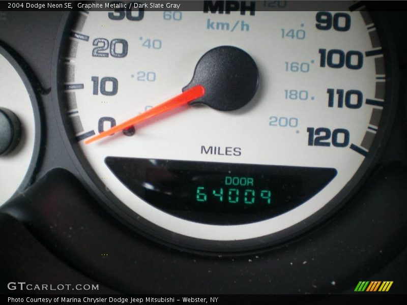 Graphite Metallic / Dark Slate Gray 2004 Dodge Neon SE