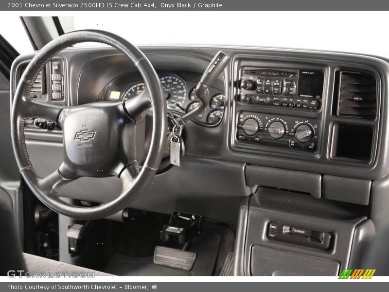 Onyx Black / Graphite 2001 Chevrolet Silverado 2500HD LS Crew Cab 4x4