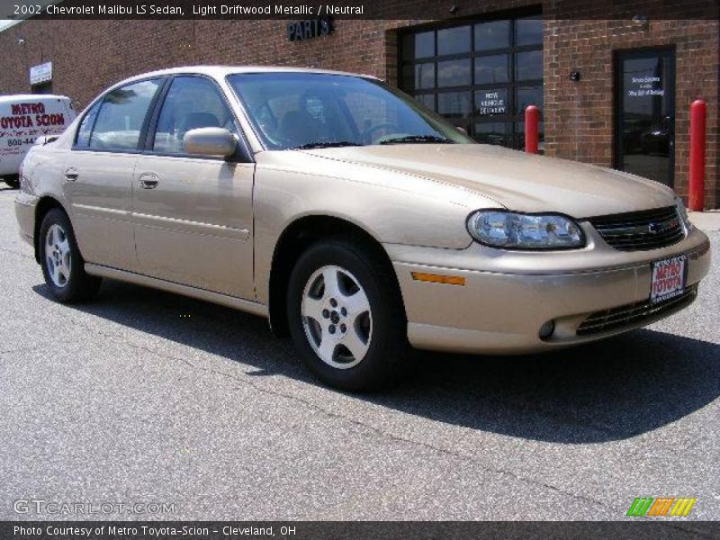 Light Driftwood Metallic / Neutral 2002 Chevrolet Malibu LS Sedan