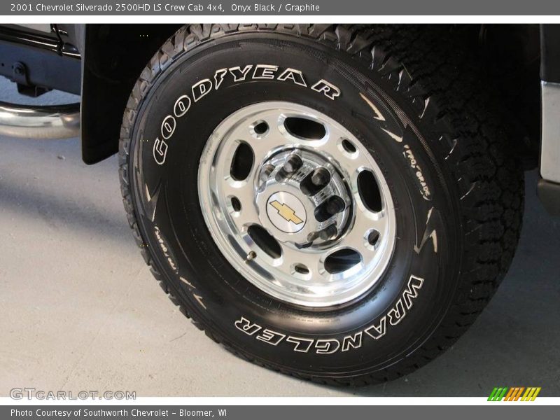 Onyx Black / Graphite 2001 Chevrolet Silverado 2500HD LS Crew Cab 4x4