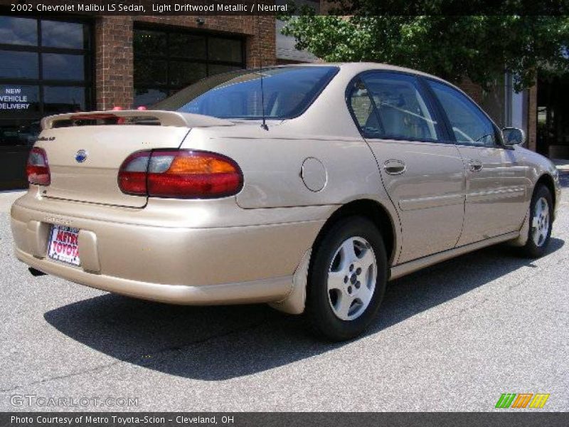 Light Driftwood Metallic / Neutral 2002 Chevrolet Malibu LS Sedan