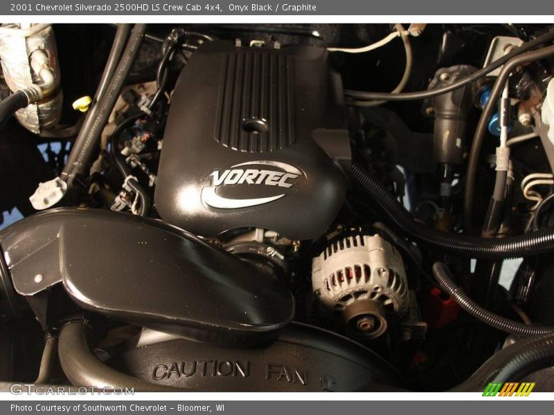Onyx Black / Graphite 2001 Chevrolet Silverado 2500HD LS Crew Cab 4x4